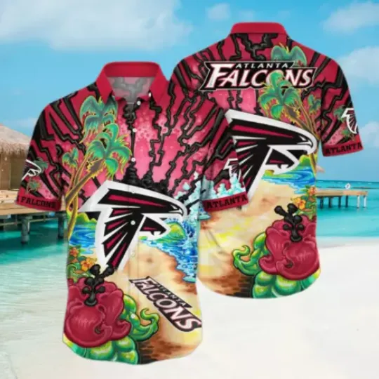 Falcons Hawaiian Shirt style Camps time for Summer Picnic