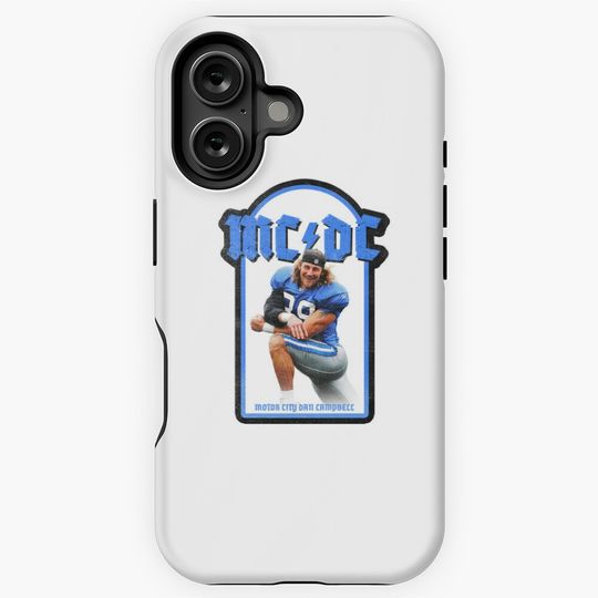 Detroit Lions MC/DC Dan Campbell iPhone Case