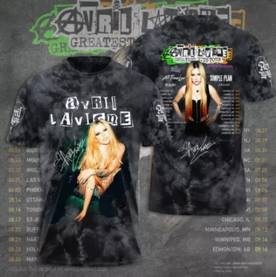 Avril Lavigne 3D Tshirt