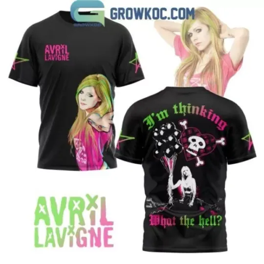 Avril Lavigne I’m Thinking What The Hell 3D T-Shirt