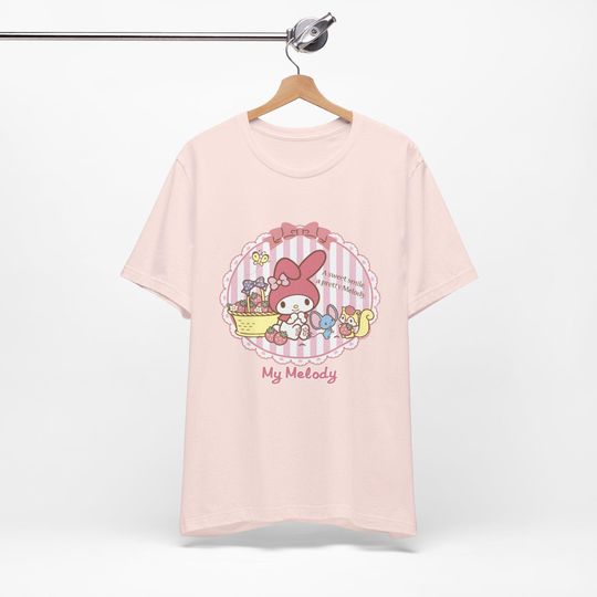 Cutecore My Melody Tee - Sanrio Jojifuku Kawaii Shirt - Pinkcore Shirt