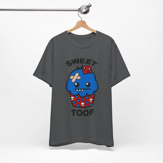 So so Happy Ozzie shirt - Unisex Sweet Toof Shirt - Emo Scene styled Monster Cupcake Shirt - 2000's Vintage Cartoon