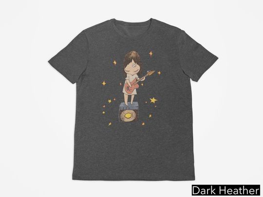 Yoshitomo Nara Guitar Girl And Star Graphic Tee