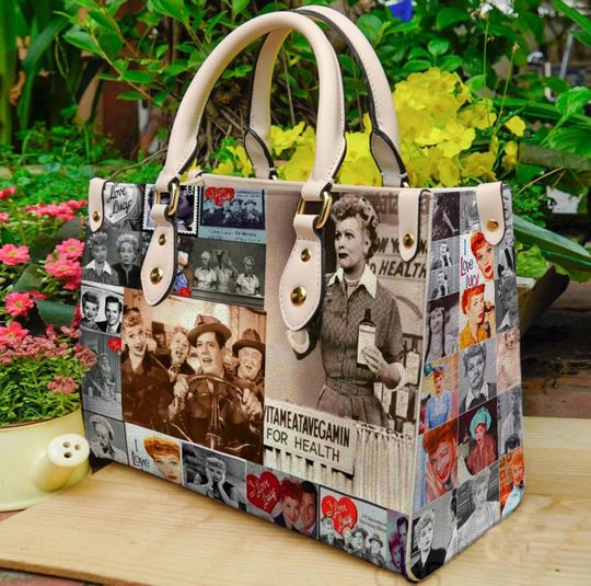 I Love Lucy Leather Handbag