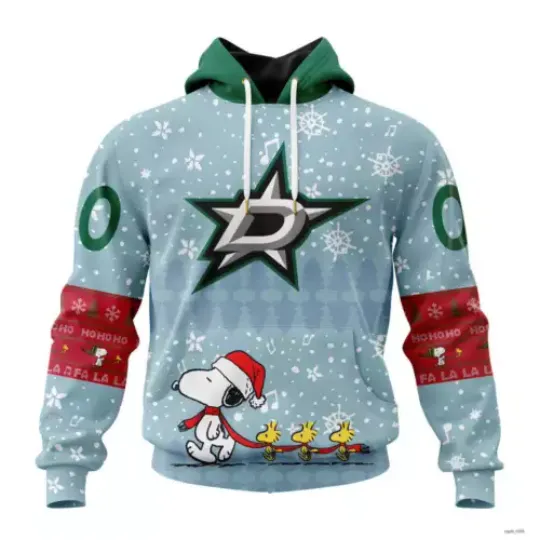 Personalized Dallas Stars Special Christmas Design Hoodie Unsiex