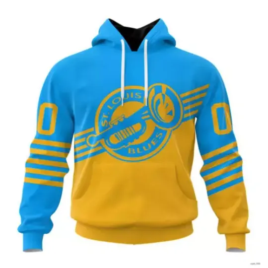 Personalized St. Louis Blues Special Bold Design Hoodie