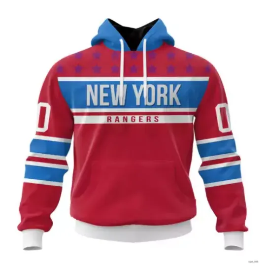 Personalized New York Rangers Special Bold Design Hoodie FullSize