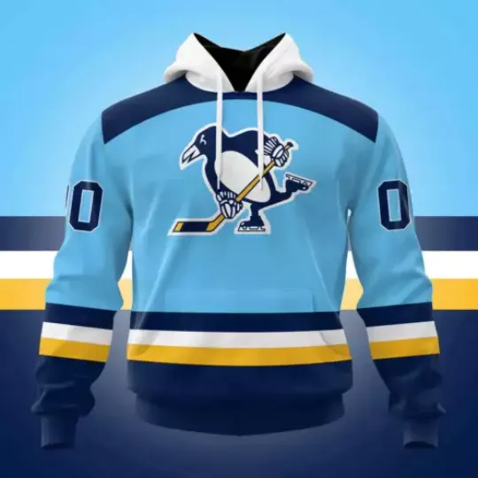 Personalized Pittsburgh Penguins Special Colour Rush Design Hoodie Fan Hockey