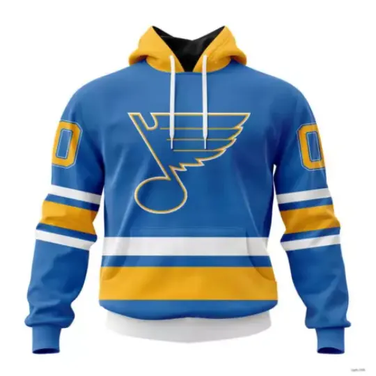 St. Louis Blues Personalized Alternate Kits Hoodie