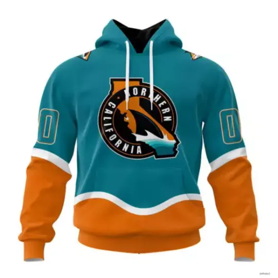 Personalized San Jose Sharks Special Bold 3D Hoodie
