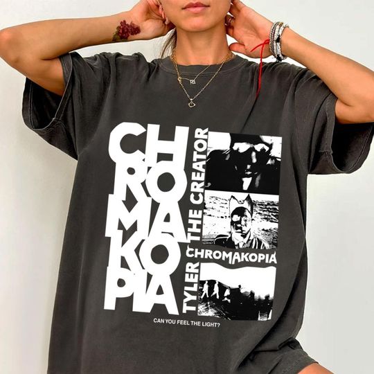 Tyler The Creator Chromakopia Shirt, Grunge Y2K Minimalist Retro Shirt, Unisex Streetwear, Alternative Music Fan Gift, Chromakopia Shirt