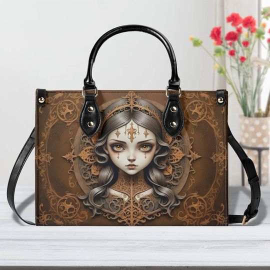 Spooky Bag Spooky Girl Witchy Bag Women's Leather Handbag