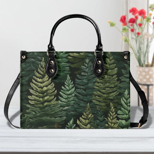 Green Bag Nature Bag Women's Handbag | High-Quality PU Leather, S/M/L Sizes, Removable Strap