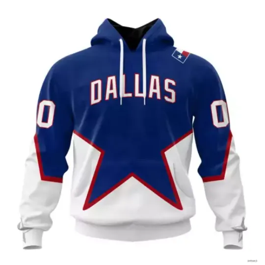Personalized Dallas Stars Special Bold 3D Hoodie Pullover Hockey Team