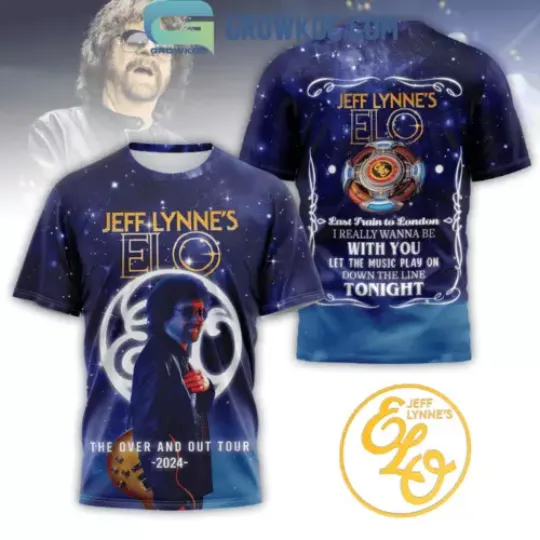 Jeff Lynne’s Elo Last Train To London I Really Wanna Be With You 3D T-Shirt