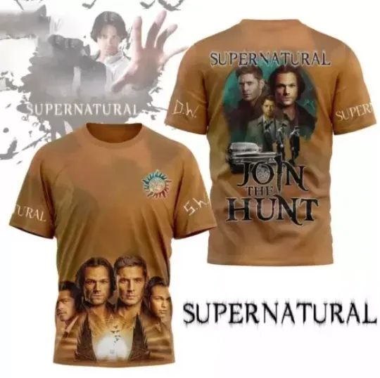 Supernatural Join The Hunt 3D T-Shirt