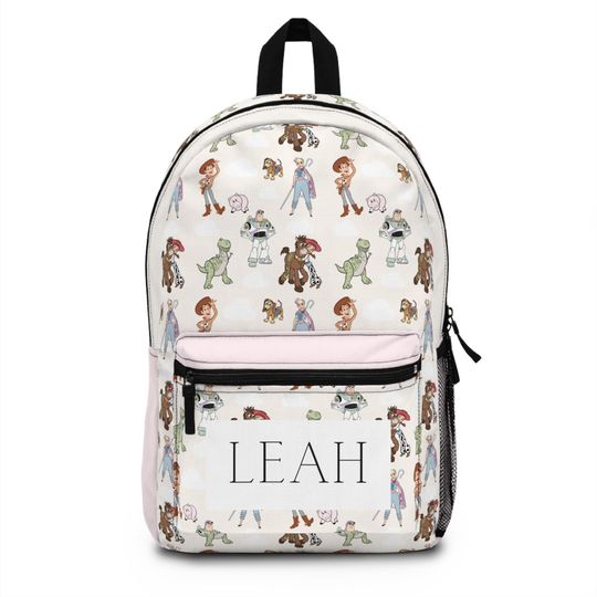 Girls Personalized Toy Story Book Bag Backpack, Customizable Toy Story Backpack