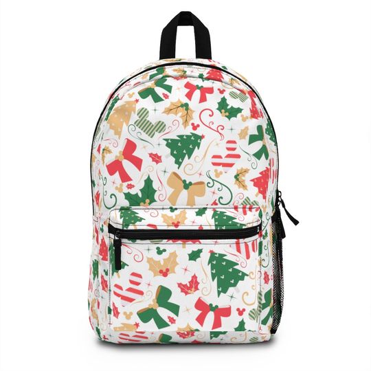 Disney Christmas Backpack, Hidden Mickey Bag Backpack , Disney School Bag Backpack , Disney Backpack