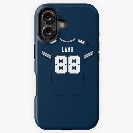 CeeDee Lamb Away Jersey iPhone Case