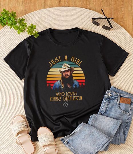 Signature Chris Stapleton 90s Vintage T-Shirt, Chris Stapleton 2025 Tour T-Shirt