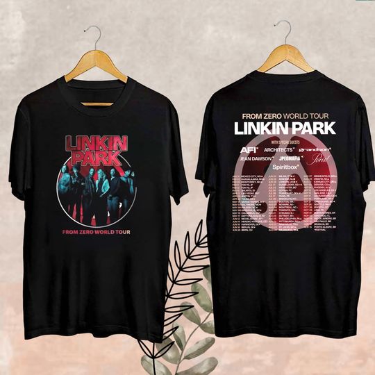 Linkin Park Merch, Linkin Park T-Shirt, 2025 Linkin Park From Zero World Tour T-Shirt