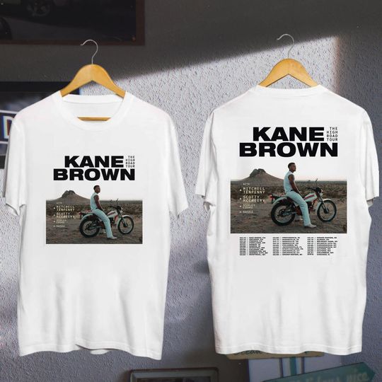 The High Road Tour Merch T-Shirt, Kane Brown The High Road Tour T-Shirt