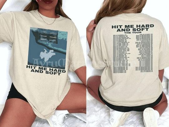 Hit Me Hard Womens T-Shirt,  Billie Eilish Tour 2025 T-Shirt