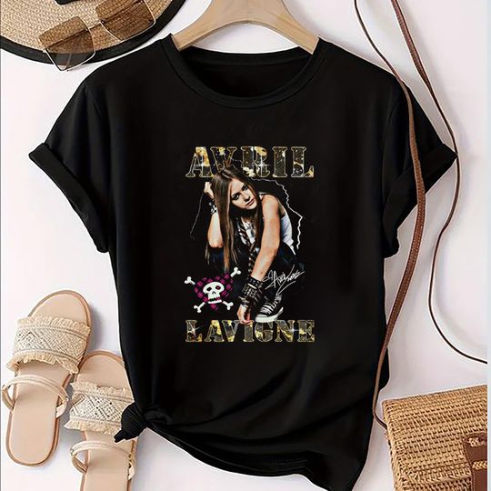 Avril Lavigne 90s Vintage T-Shirt, Avril Lavigne Bootleg T-Shirt, Avril Lavigne 2025 Tour T-Shirt