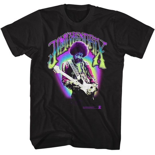 Jimi Hendrix Neon Jimi Music T-Shirt