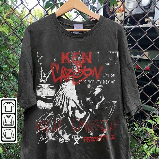 Ken Carson Actual Hate Teen X T-Shirt, Rapper Hiphop Streetwear 90s Fans Unisex T-Shirt