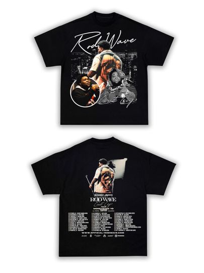 Rod Wave Last Lap 2 file Halftone T-Shirt, Rod Wave Concert T-Shirt