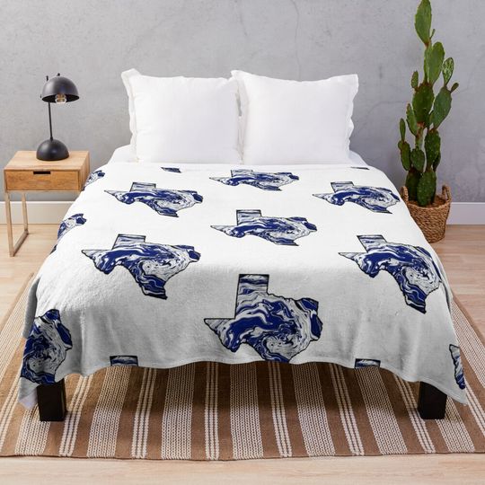 Cowboys Texas Throw Blanket