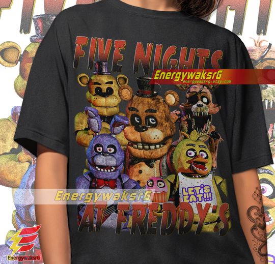 Limited Five Nights At Freddy's Vintage T-Shirt, Five Nights At Freddy's, FNAF T-Shirt, Gift For Women and Man Unisex T-Shirt