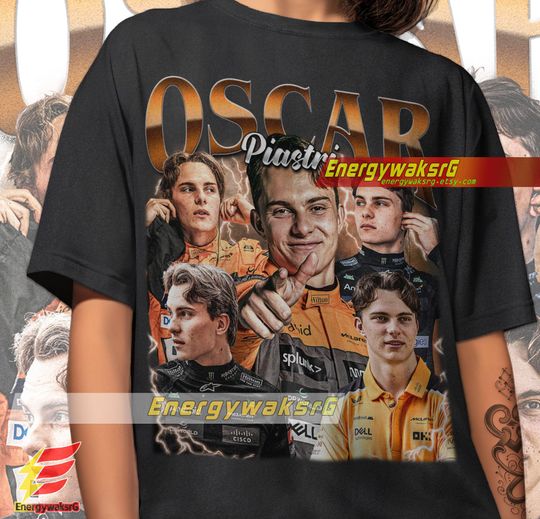 Limited Oscar Piastri Vintage T-Shirt, Oscar Piastri Shirt, Gift For Woman and Man Unisex T-Shirt