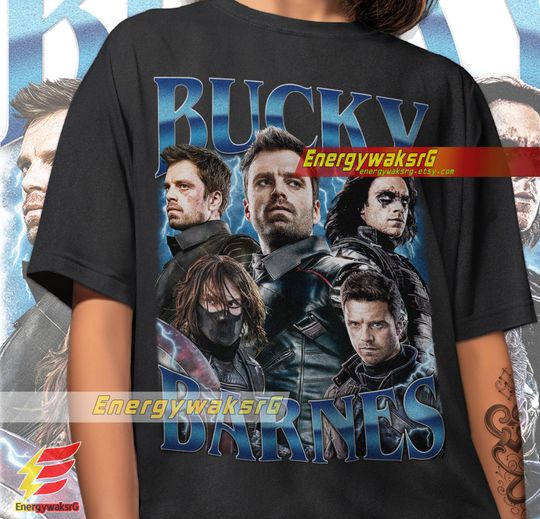 Limited BUCKYY Bn Barnes Sebastian Stan Vintage T-Shirt, BUCKYY Bn Barnes Winter Soldier, Gift For Women and Man Unisex T-Shirt