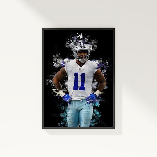 Micah Parsons Poster, football Poster, American Football Poster, Sports Poster, Dallas Cowboys, Wall Art Decor, Football Bedroom Decor, football Gift