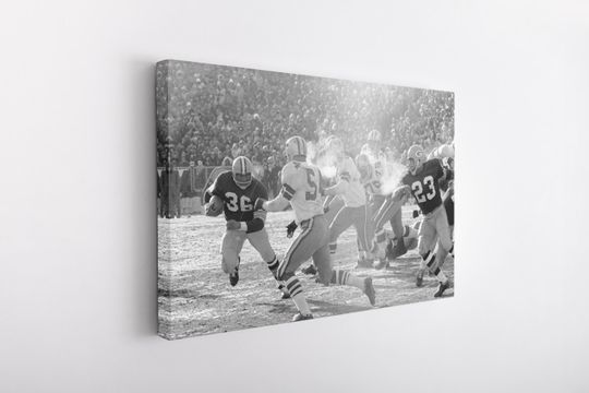 Ice Bowl Poster, Dallas Cowboys & Packers, football Championship 1967,  Football Iconic Poster, Gift for Cowboys Fans, Christmas Gift