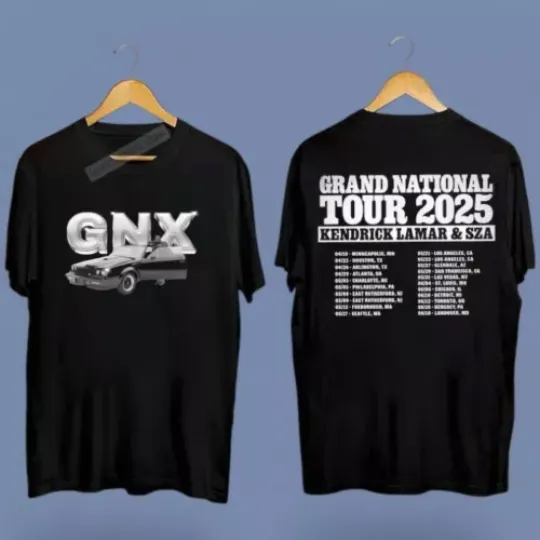 NEW! Kendrick Lamar GNX Tour 2025 T-Shirt For Men Women