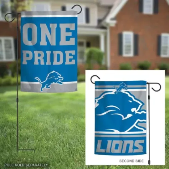 DETROIT LIONS 2/SIDED GARDEN FLAG FROM WINCRAFT