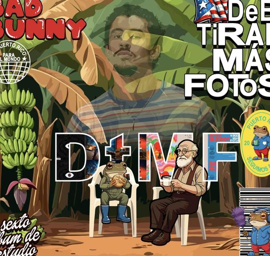 Bad Bunny DTFM. Tumbler with Lid and Straw | 20oz Tumbler | Bad Bunny New Album Tumbler