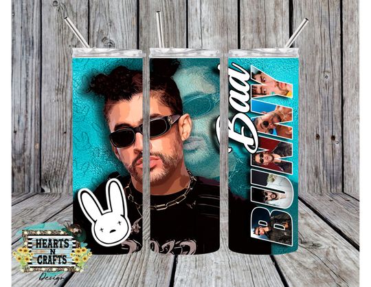 Bad Bunny 20 oz Tumbler