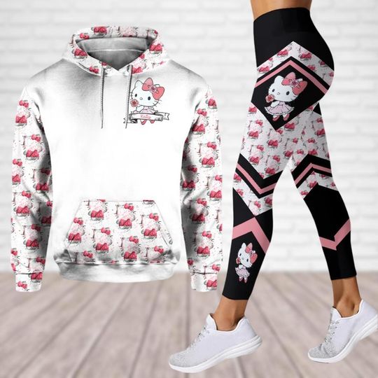 Kitty Cat Hoodie And Legging, Hello Kitty Women Shirt, Cute Cat Costume Shirt, My Melody Tee, Hello Kitty Lover merch, Gift For Her