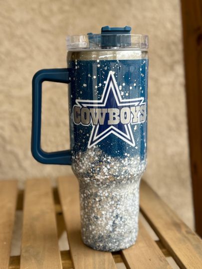 football Dallas Cowboys Tumblers 40 oz With Handle