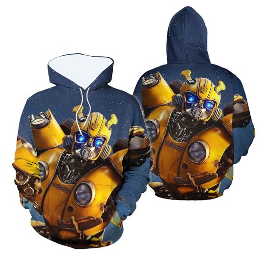 Boys Girls Transformers 3D Hooded Hoodies Sweatshirt Pullover Jumper Tops Gift