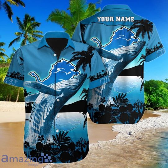 Custom Detroit Lions Hawaiians Shirt, Detroit Hawaiians Shirt