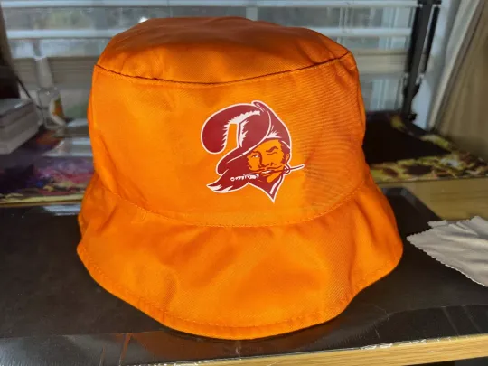 football Tampa Bay Buccaneers Bucket Hat Cap Creamsicle Logo Lions vs. Bucs 10/15 SGA