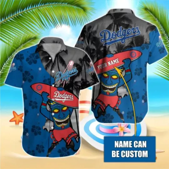 Personalized Los Angeles Baseball Team LA Dodgerss Hawaiian Shirt