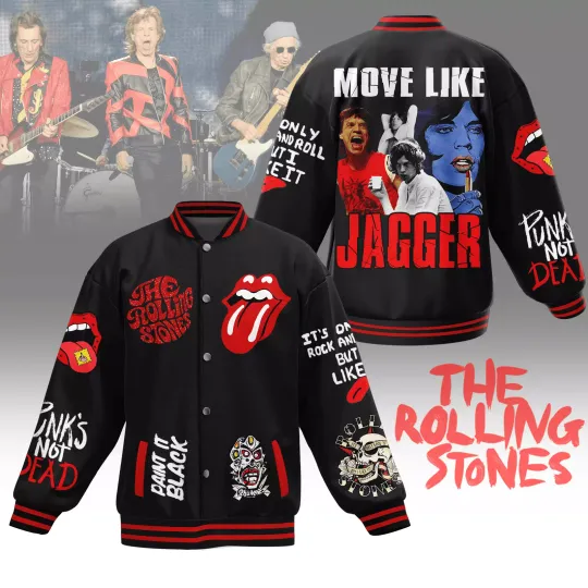 The Rolling Stones New Baseball Jacket For Fan