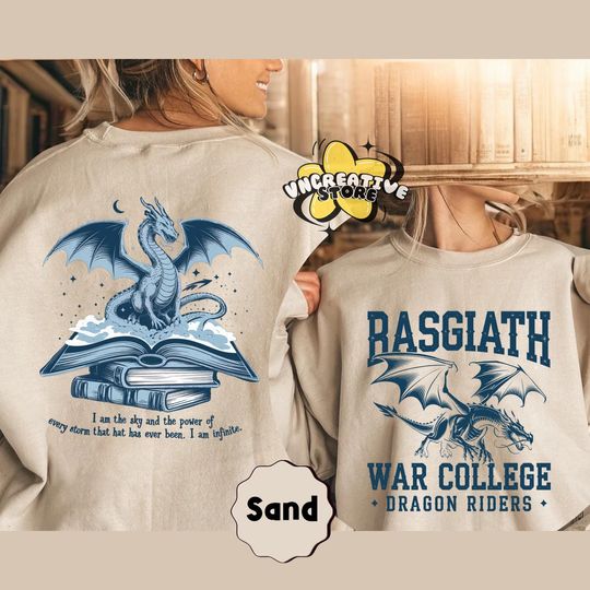 Double-Sided Fourth Wing Shirt, Basgiath War College Shirt, Basgiath War College Gift, Fourth Wing Shirt, Dragon Rider Shirt, Bookish Shirt