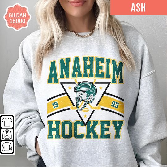 Anaheim Hockey Ducks Retro Style Sweatshirt, Retro Anaheim Ducks Tshirt, Mighty Ducks Shirt/Sweater, Anaheim Ducks Hockey Ice Fan Shirt